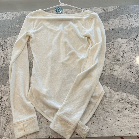 Free People Bodysuit in Ivory Size Small - Picture 3 of 5